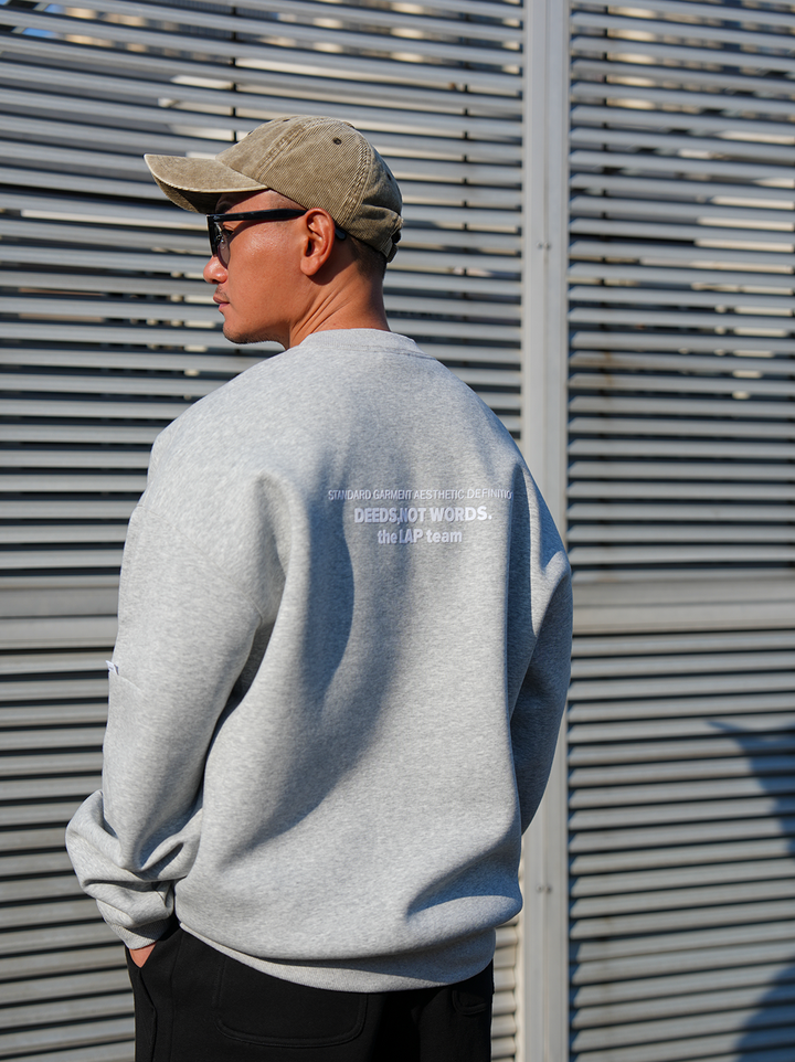 LAPRIMA AIR LAYER VELVET SWEATSHIRT