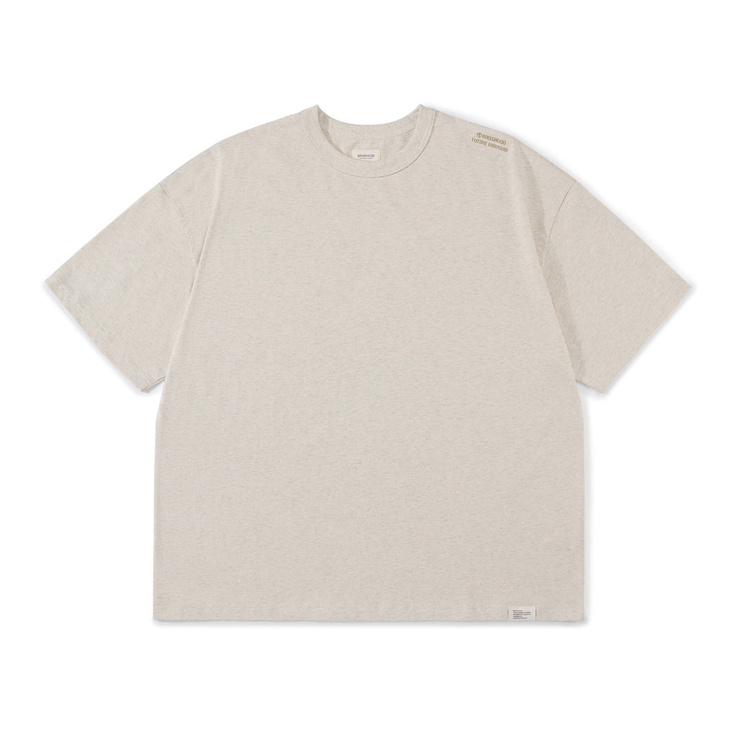 Anti-War Slogan Print Crewneck Tee