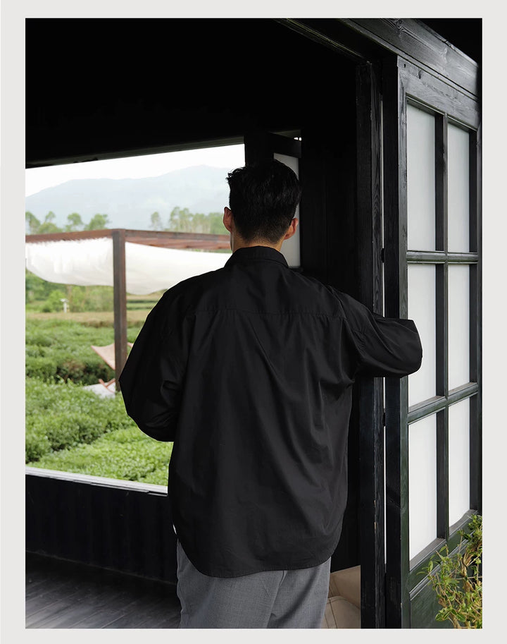 Solid Anti-Wrinkle Shirt