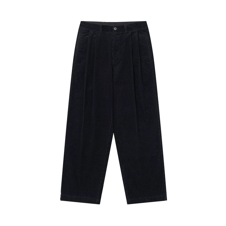 Double Pleat Corduroy Pants
