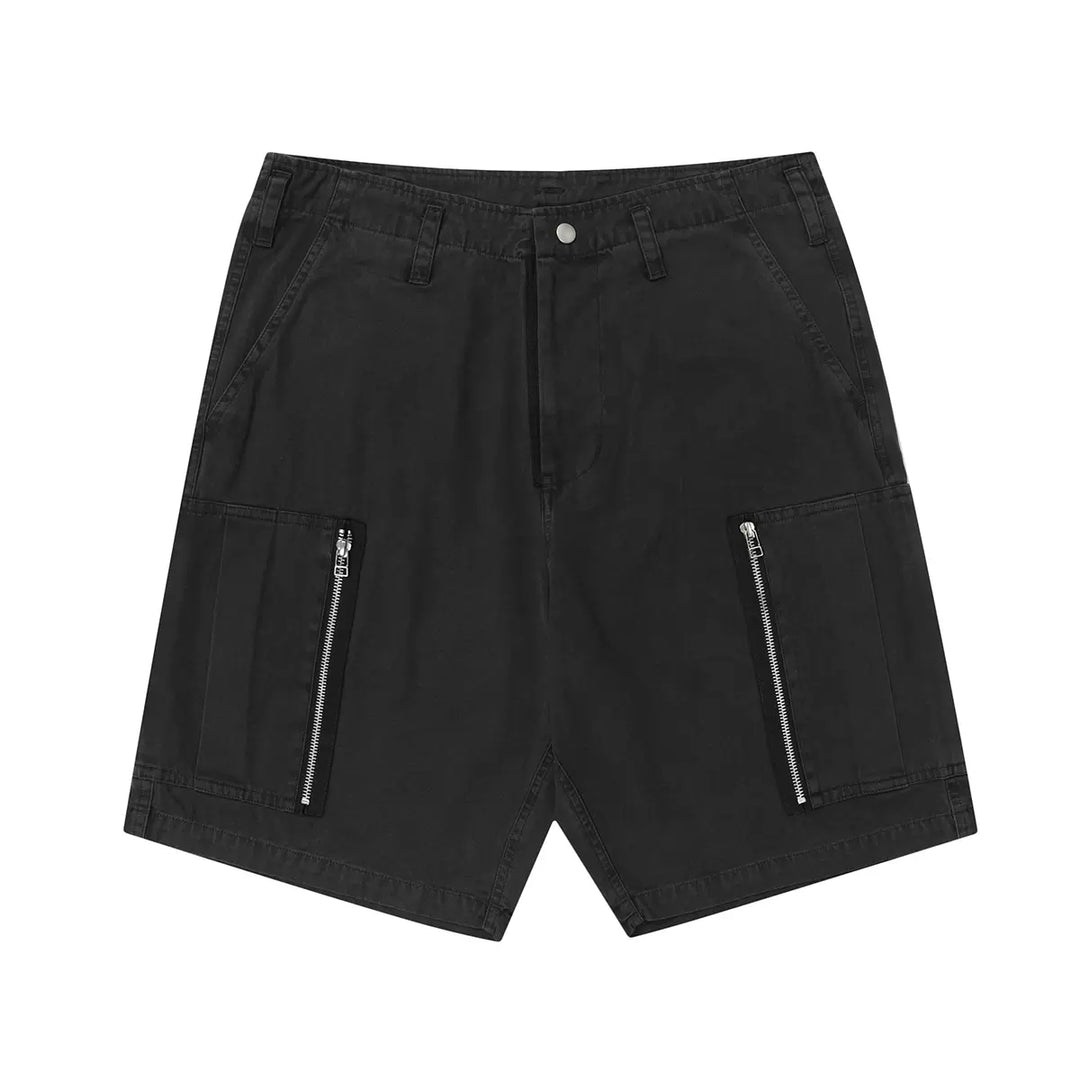 Zip Up Cargo Shorts