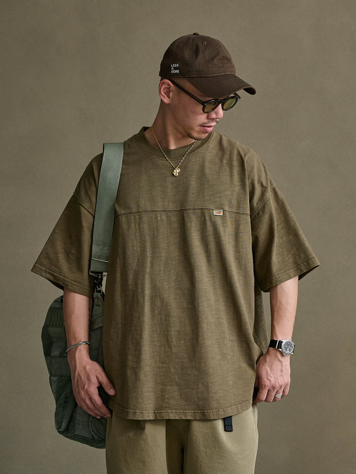 Washed Bamboo Cotton A-Cut Tee