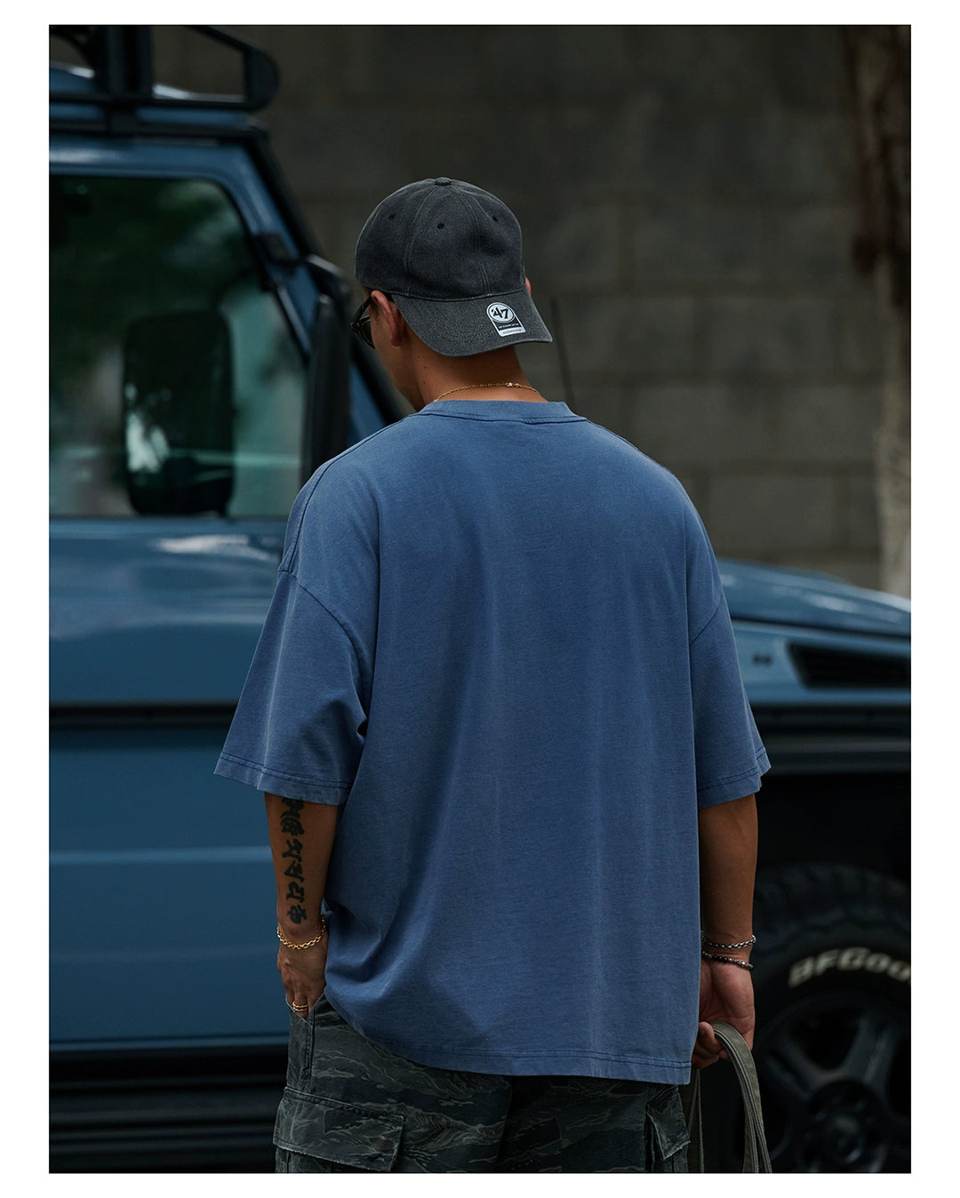 Acid Wash 3D Pocket Tee