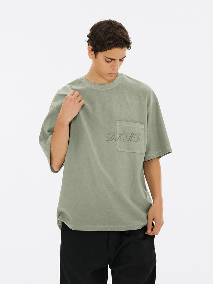 Acid Wash Logo Pocket Tee