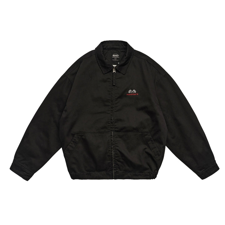 Slogan Embroidered Jacket