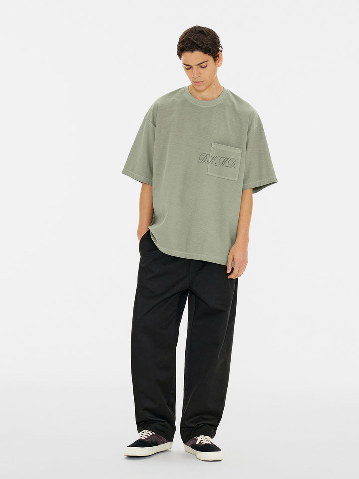 Acid Wash Logo Pocket Tee