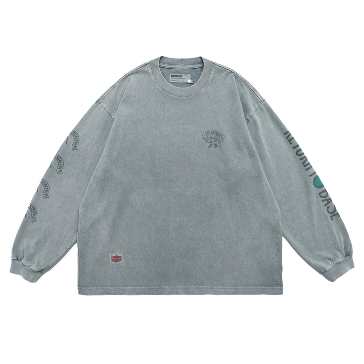 Asutu Dyed Wild Boar Print Tee