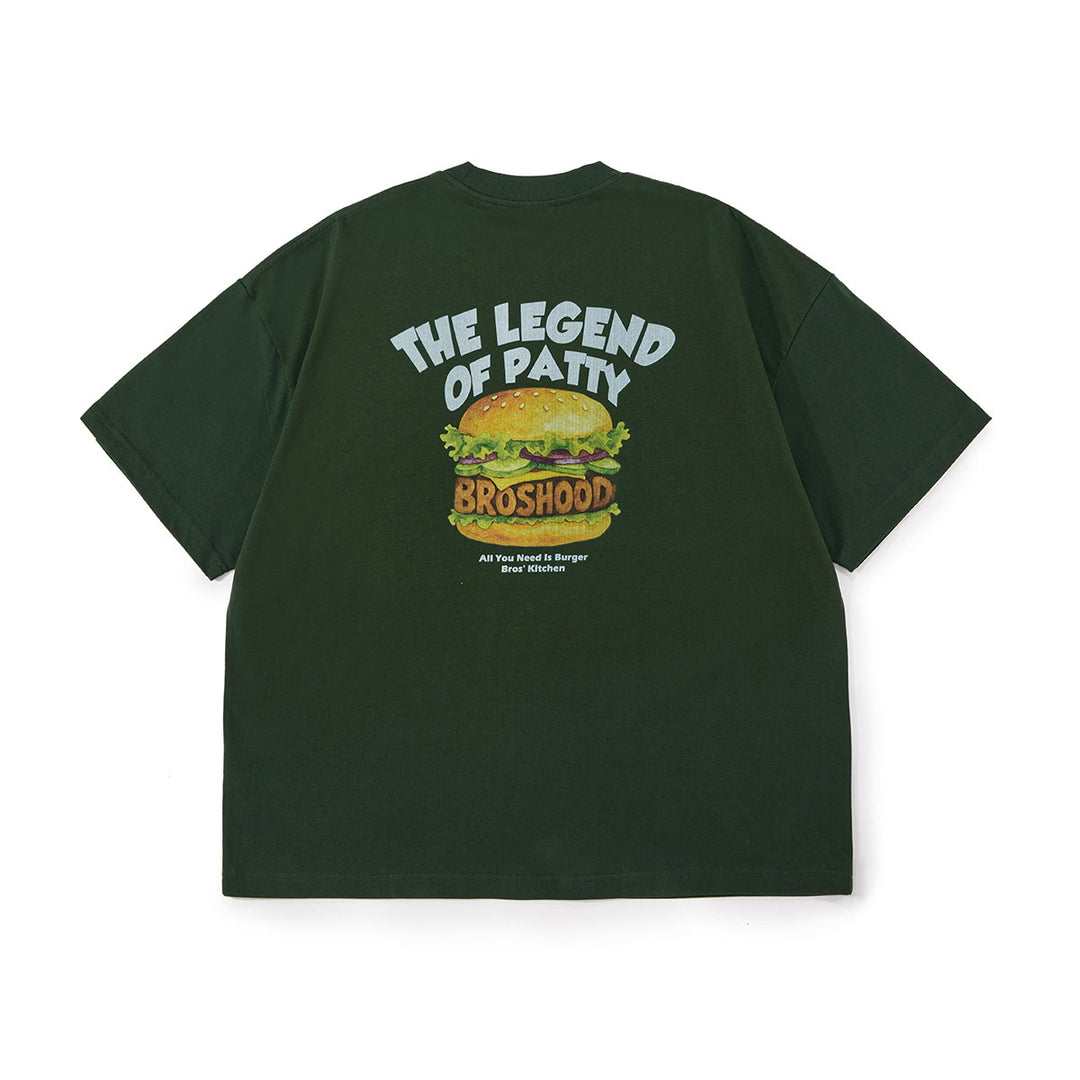 Burger Punch Print Tee