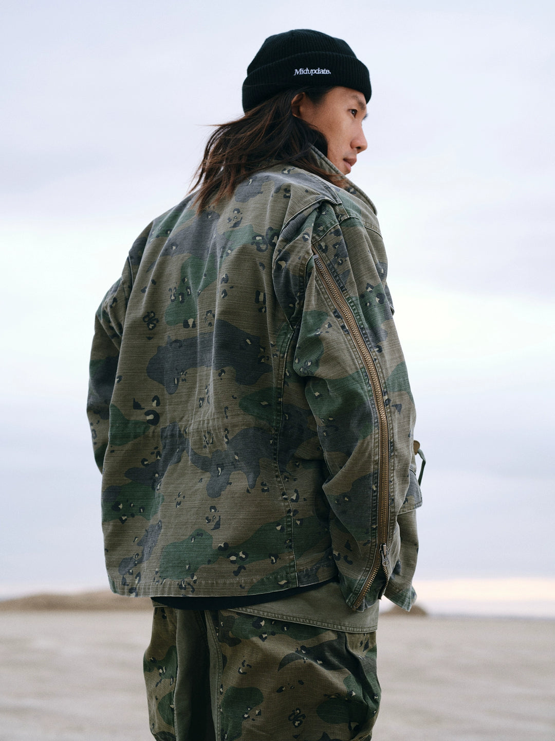 Washed M65 Camouflage Jacket