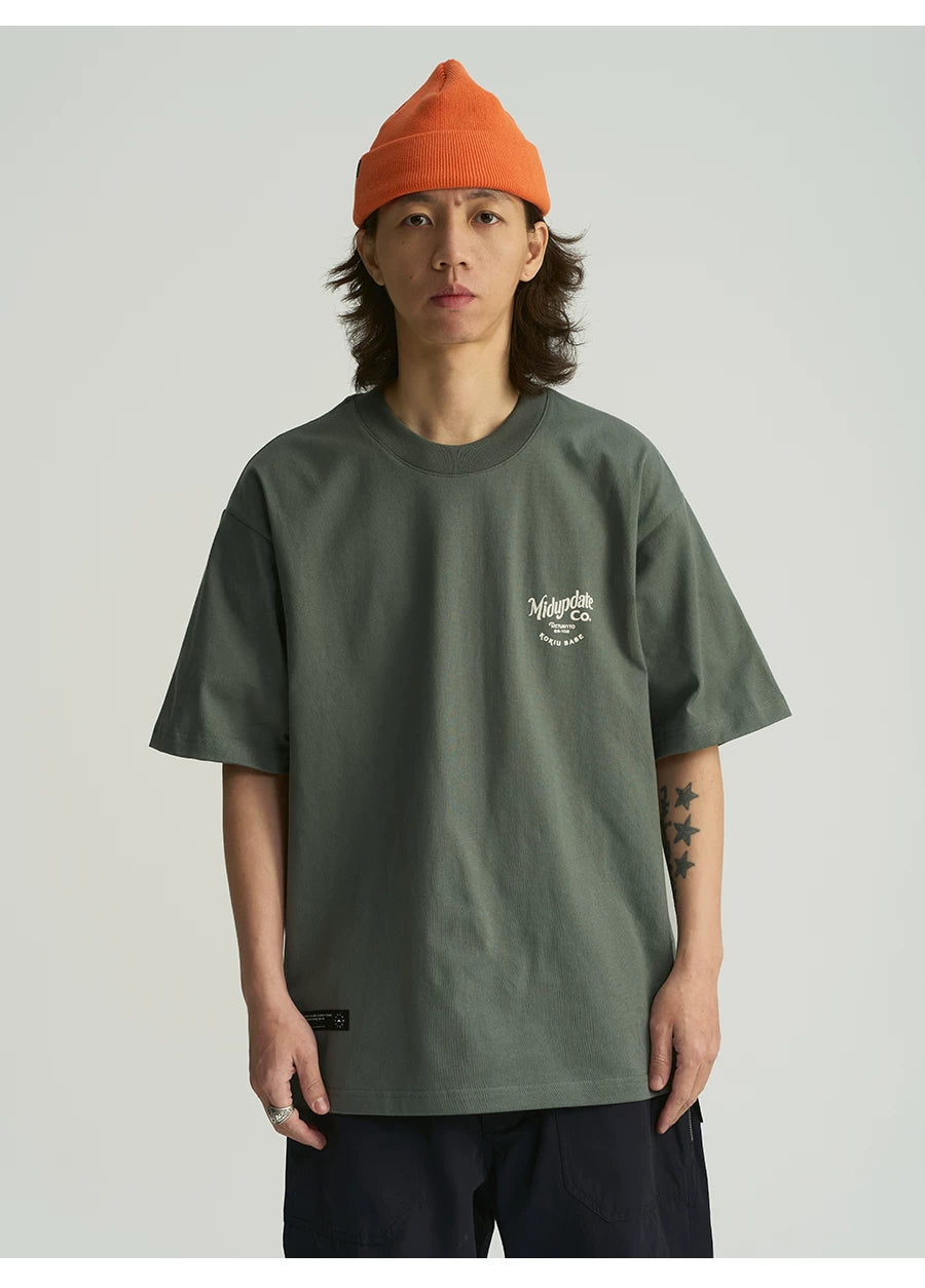 MU566 Vintage Washed Circle Logo Tee