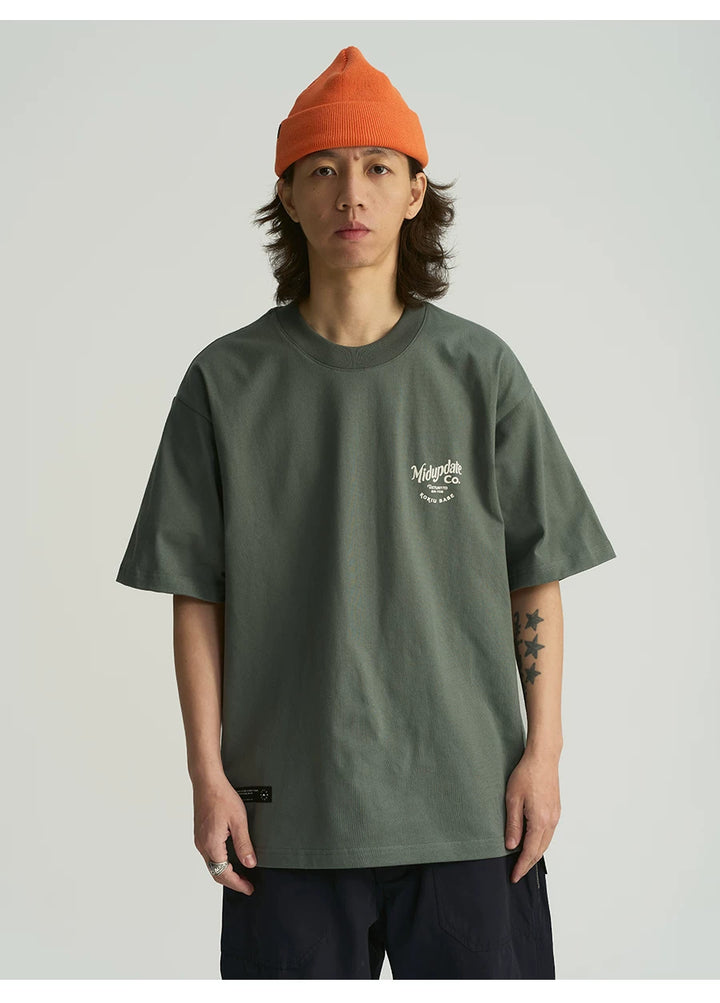 MU566 Vintage Washed Circle Logo Tee