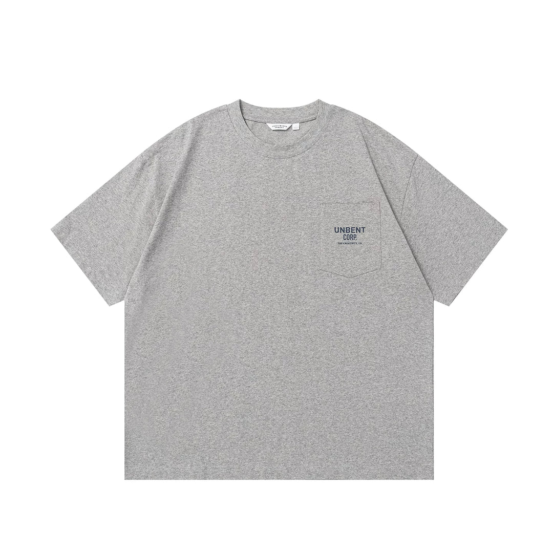 Distressed Print Pocket Tee