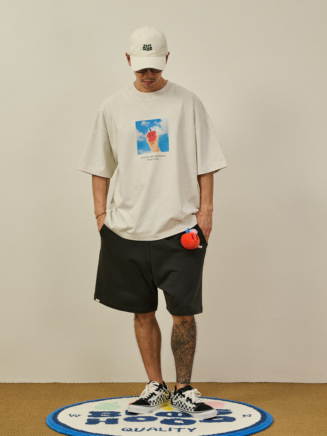 [BROS x Joe Ng] Apple DTG Print Tee