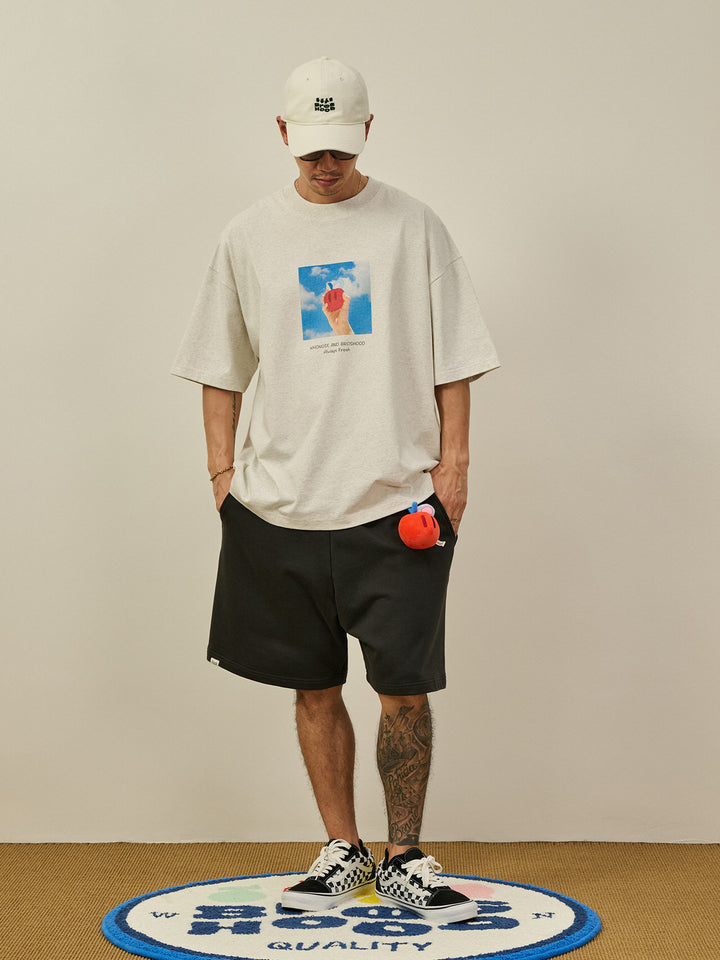 [BROS x Joe Ng] Apple DTG Print Tee