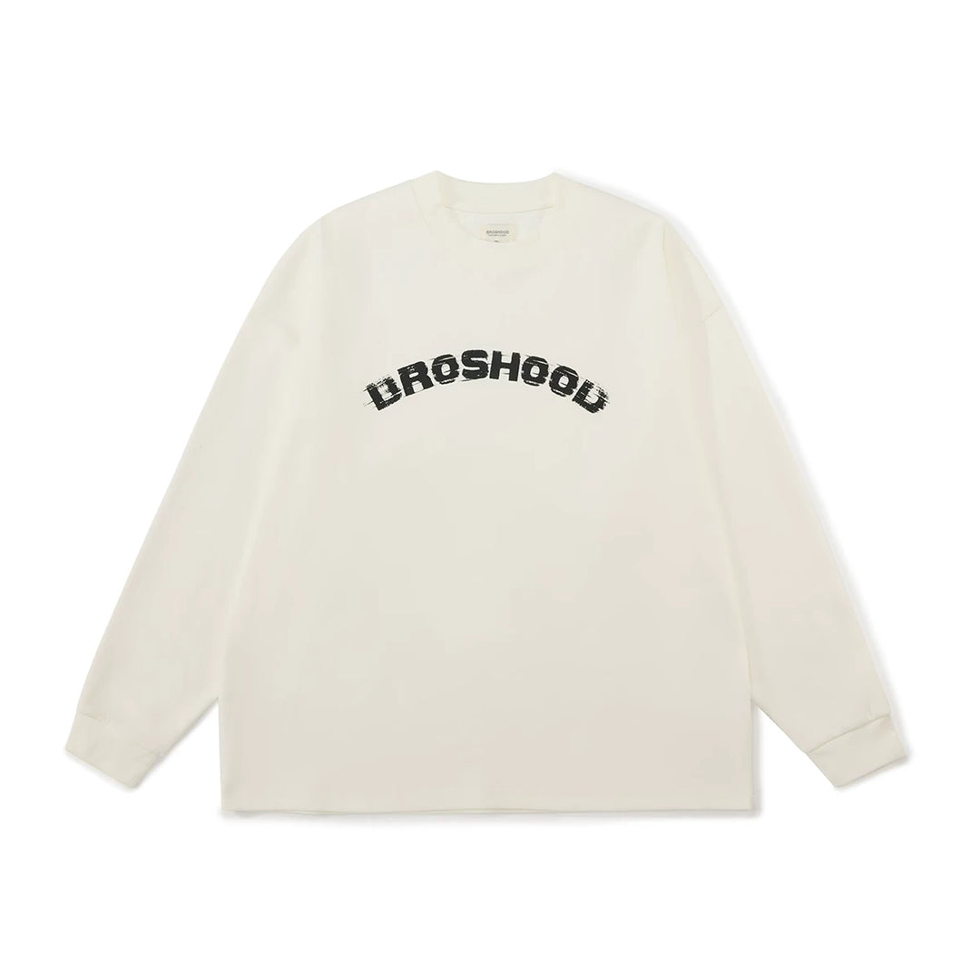 Blended Brushed Print Long Sleeve