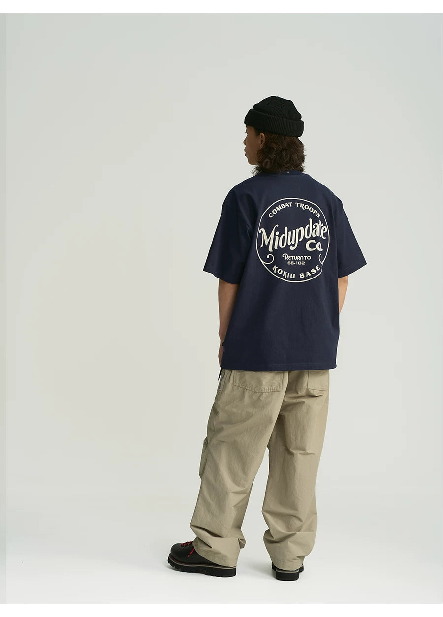 MU566 Vintage Washed Circle Logo Tee
