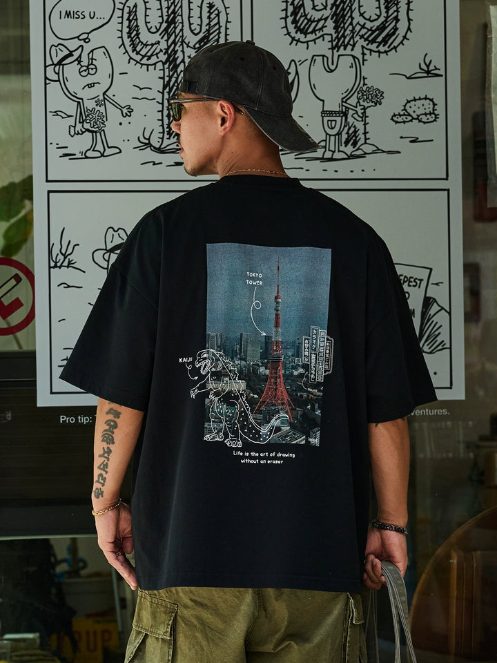 Japanese Photo Doodle Tee