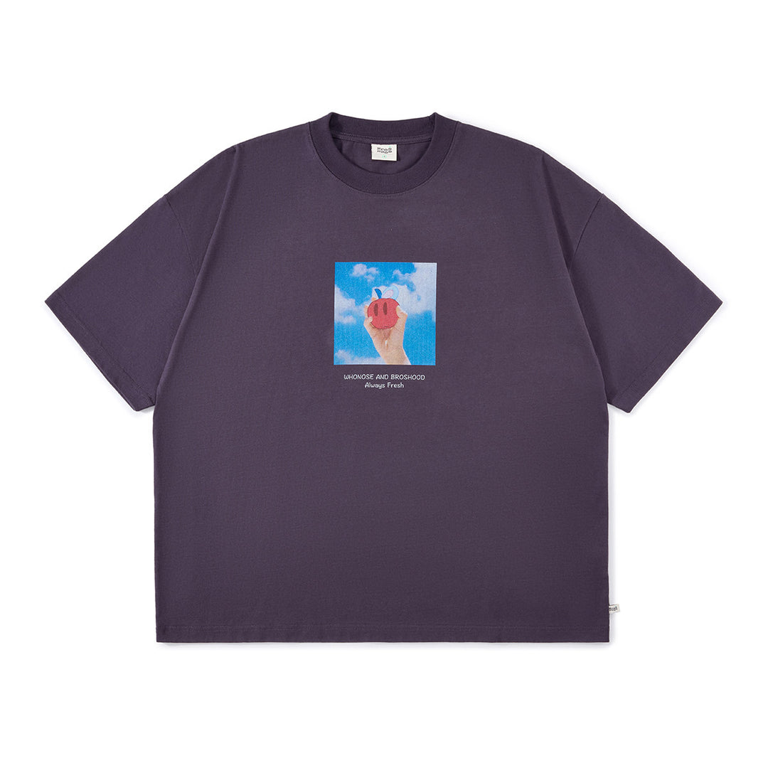 [BROS x Joe Ng] Apple DTG Print Tee