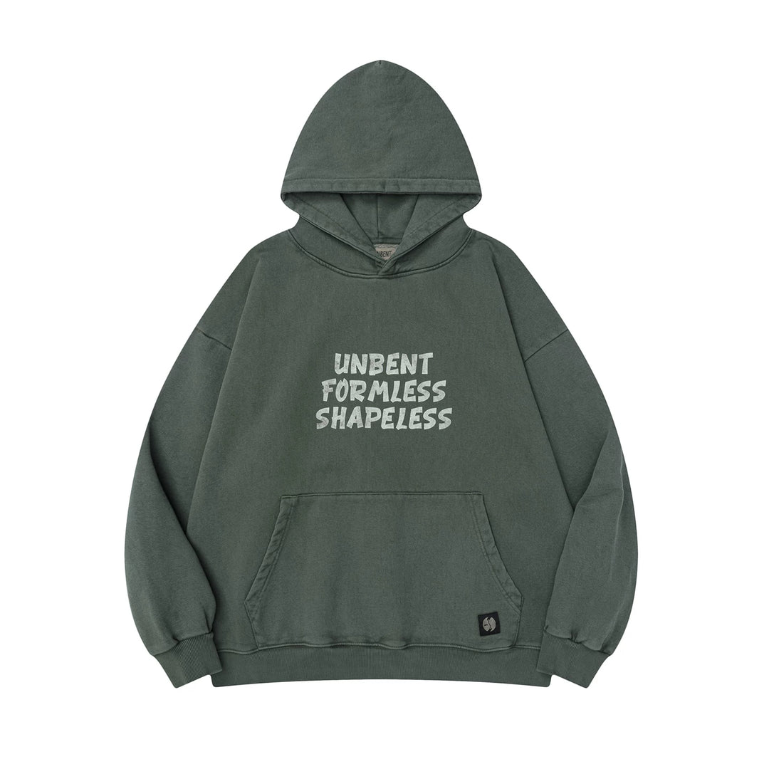 Wax-Dye Washed Fleece Hoodie