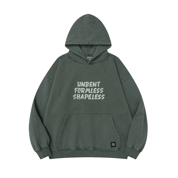 Wax-Dye Washed Fleece Hoodie