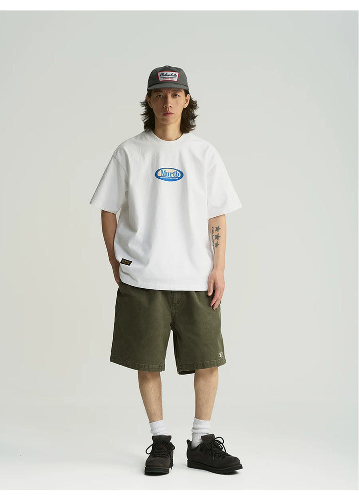 MU536 Minimalist Commuter Contrast Color Tee