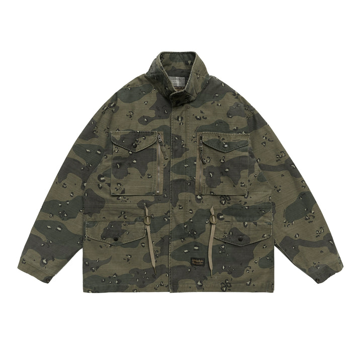 Washed M65 Camouflage Jacket