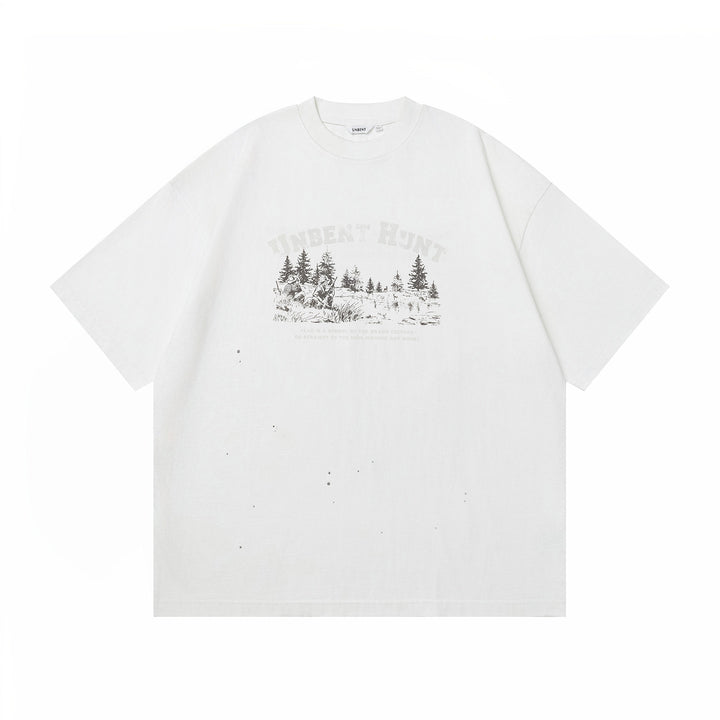 Paint-Splatter Washed Tee