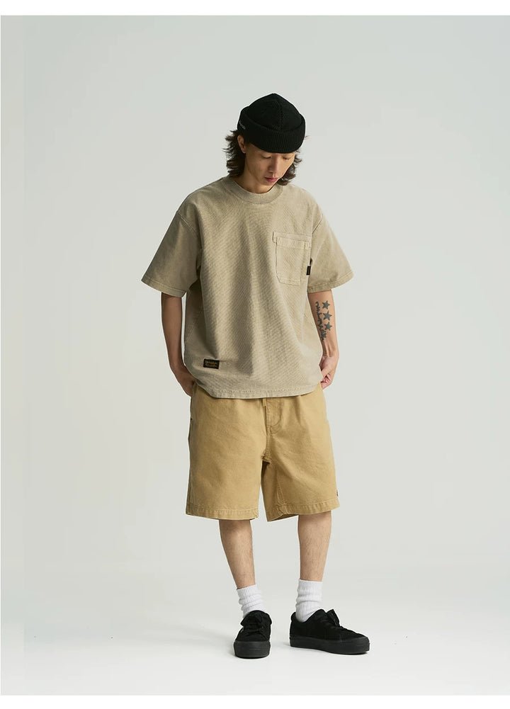 MUP26005 Vintage Casual Chino Shorts