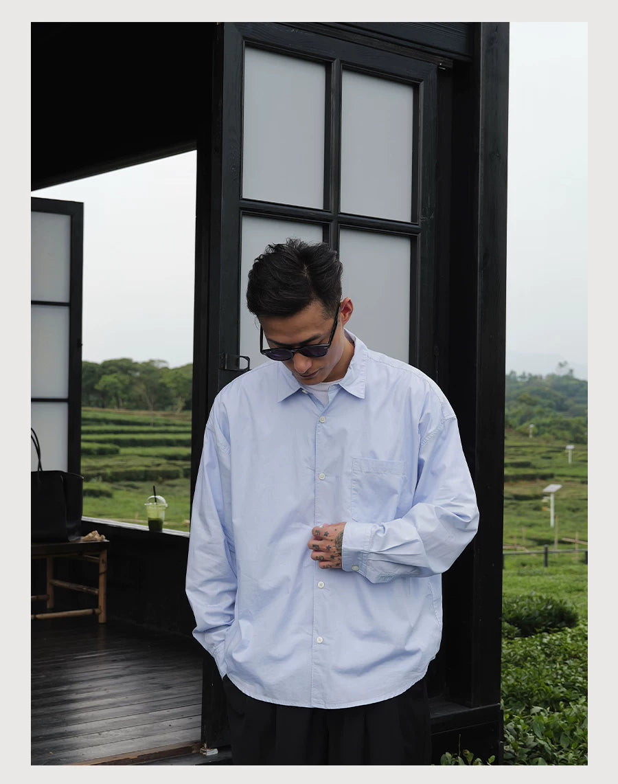 Solid Anti-Wrinkle Shirt