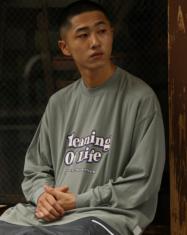 "Meaning of Life" LS Print Tee