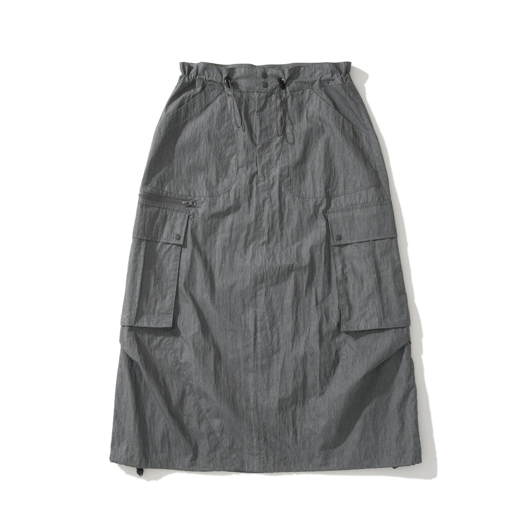 Acid Wash Cargo Skirt