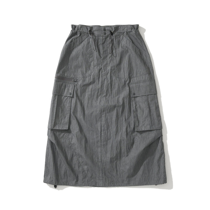 Acid Wash Cargo Skirt