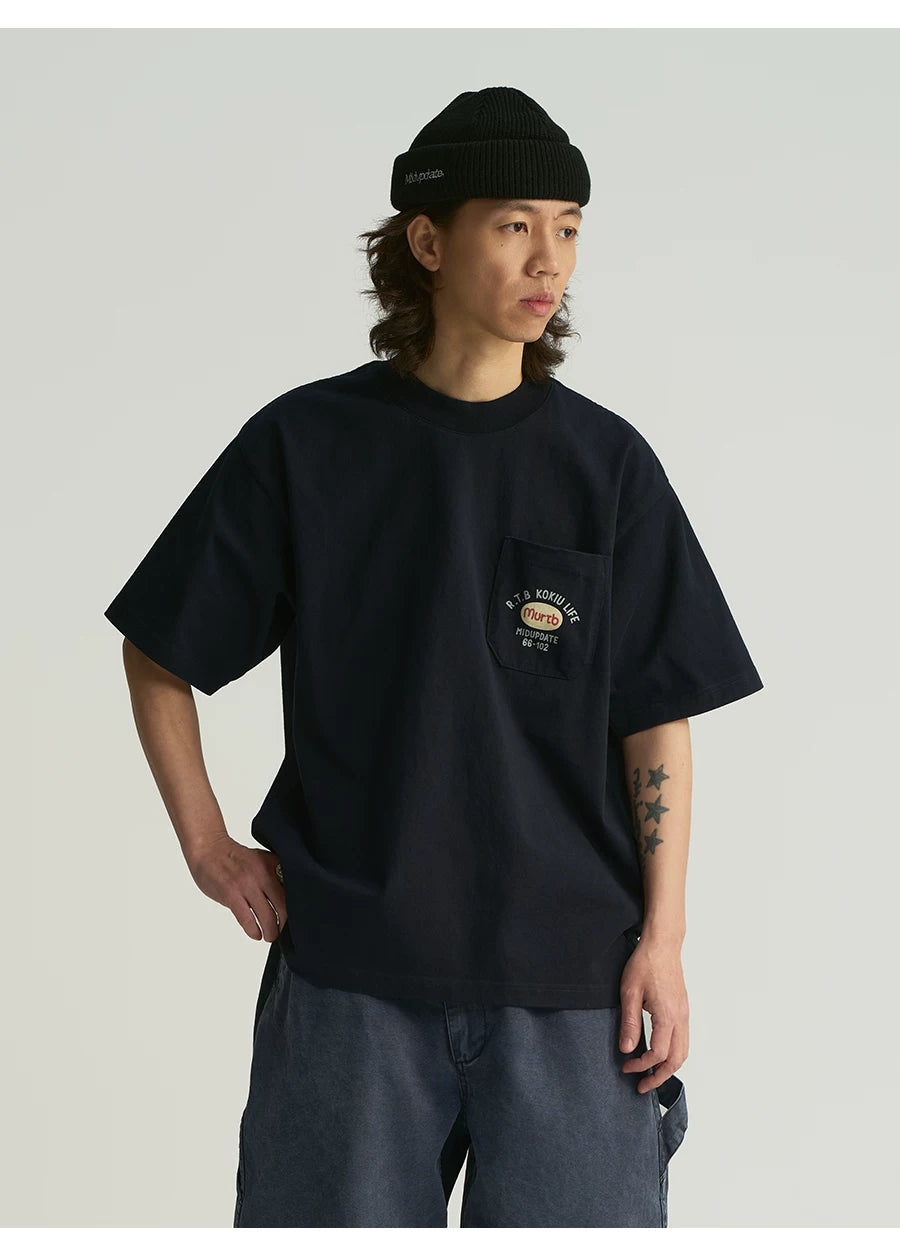 MU555 Minimalist Reversible Pocket Tee