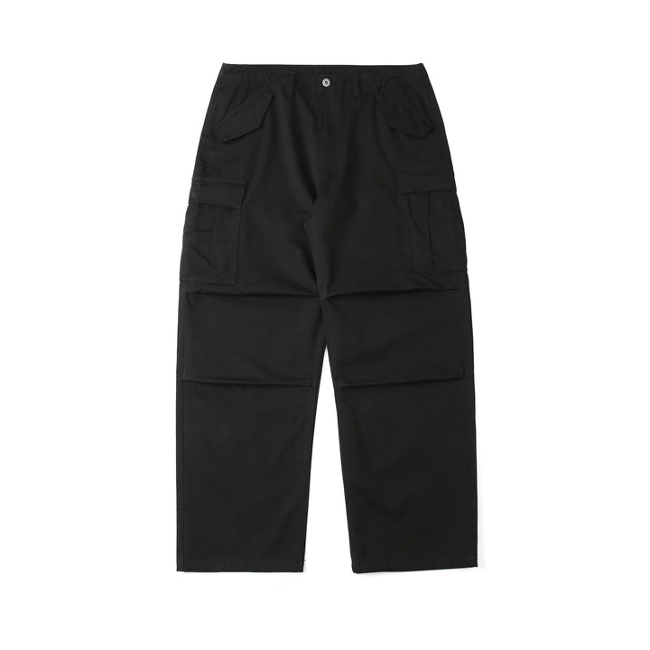 Light Wash Heavy Cotton Cargo Pants