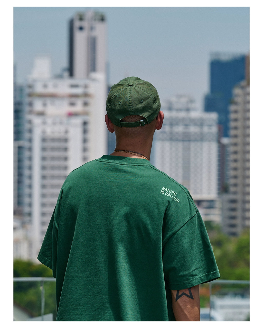 Acid Wash Slogan Print Tee