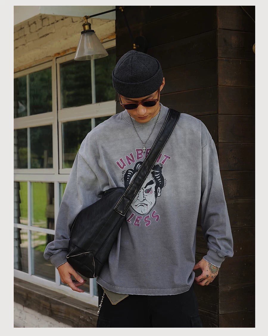 Samurai Print Long Sleeve