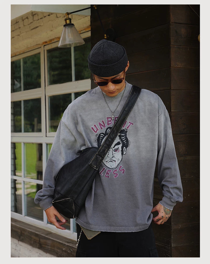 Samurai Print Long Sleeve