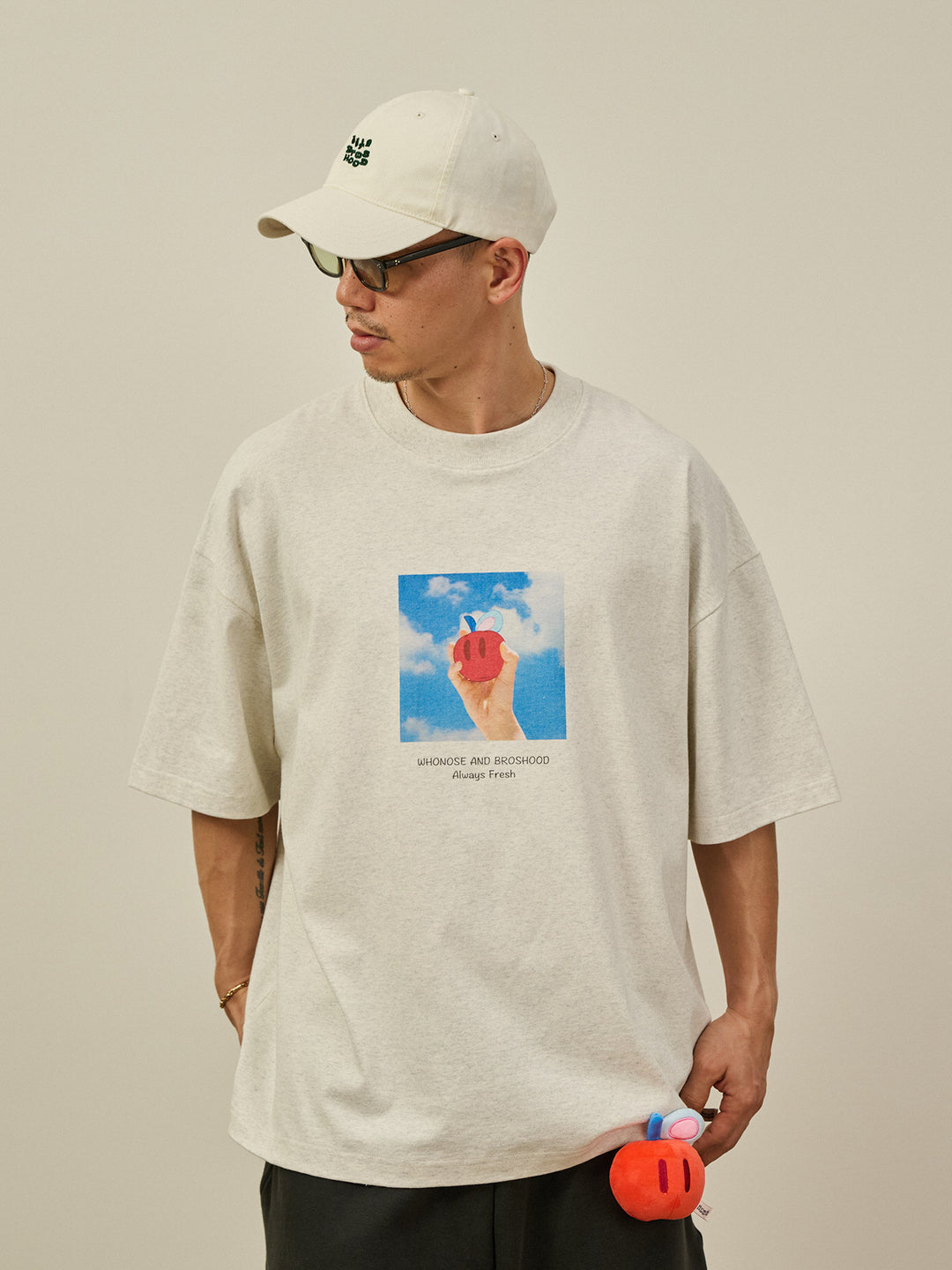 [BROS x Joe Ng] Apple DTG Print Tee