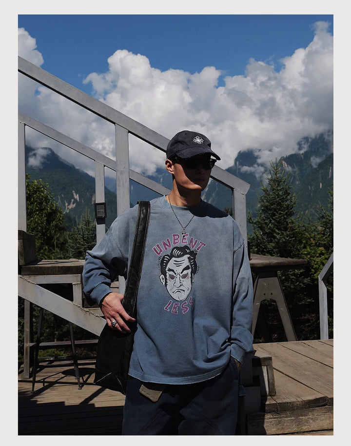 Samurai Print Long Sleeve