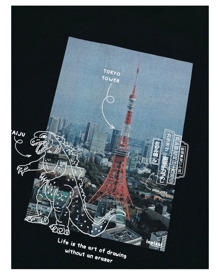 Japanese Photo Doodle Tee