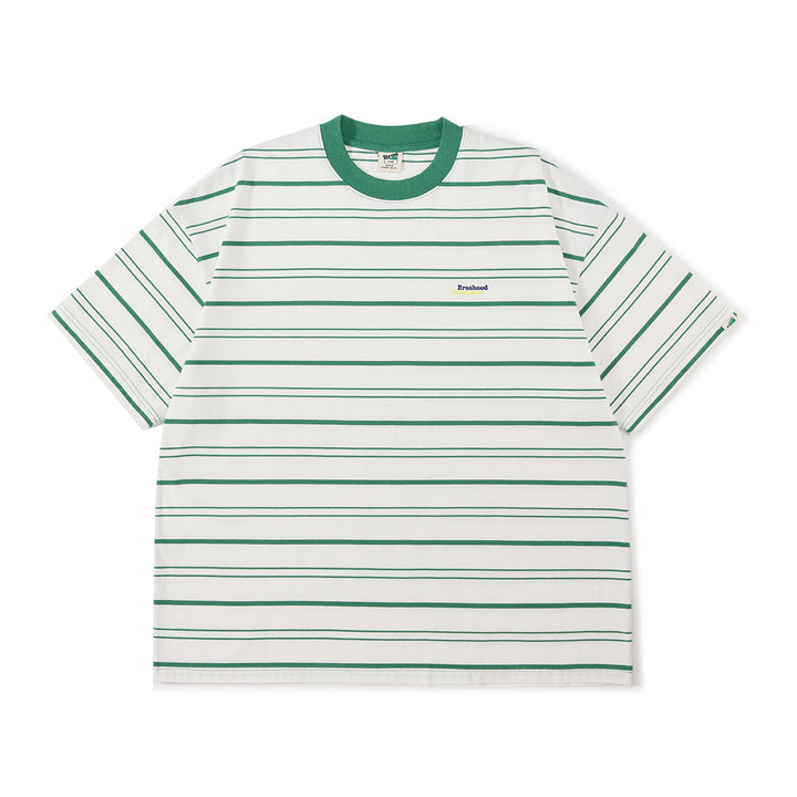 Embroidered Stripe Tee