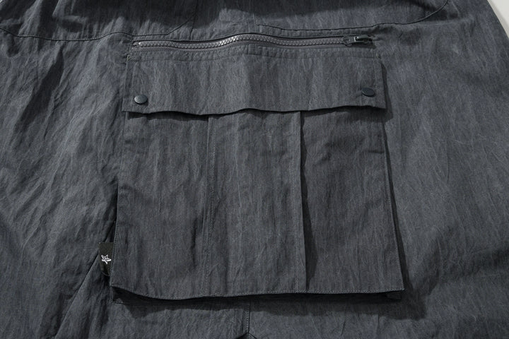 Acid Wash Cargo Skirt