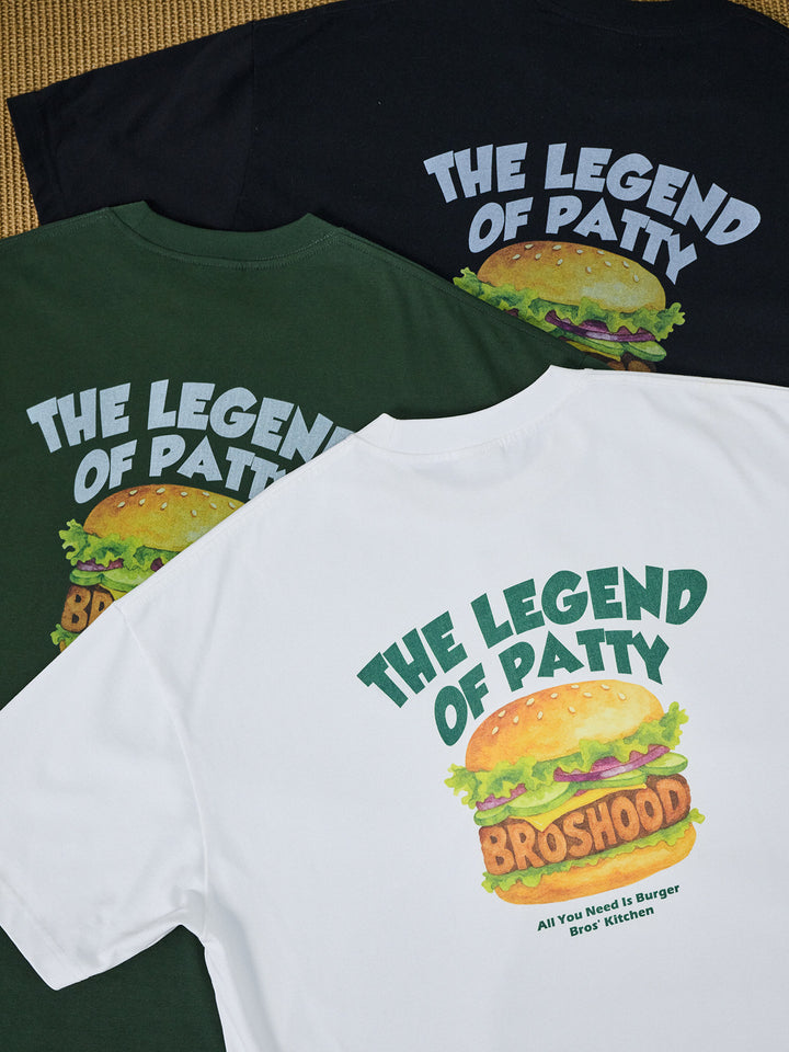 Burger Punch Print Tee