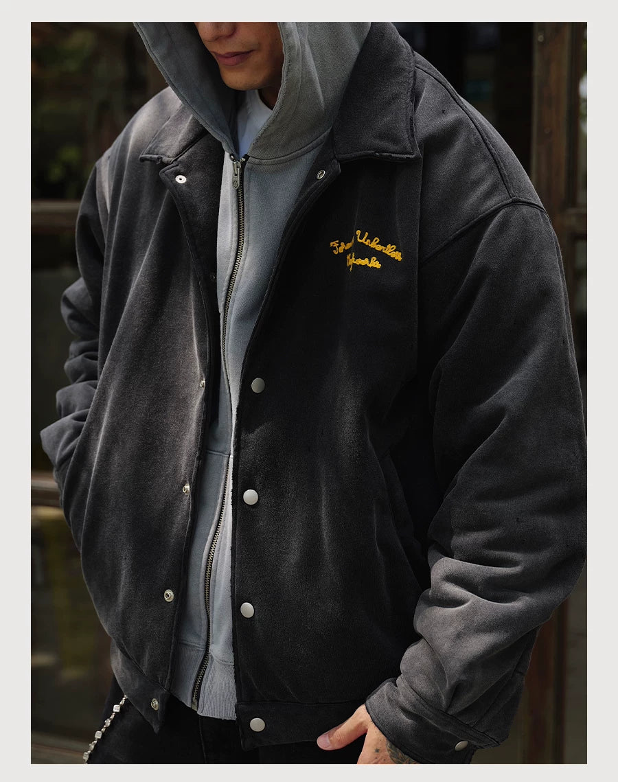 Vintage Embroidered Padded Coat