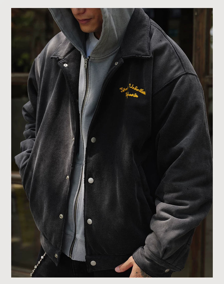 Vintage Embroidered Padded Coat