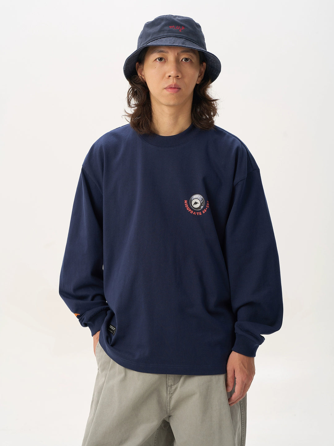 Flaming 8 Ball Print Tee