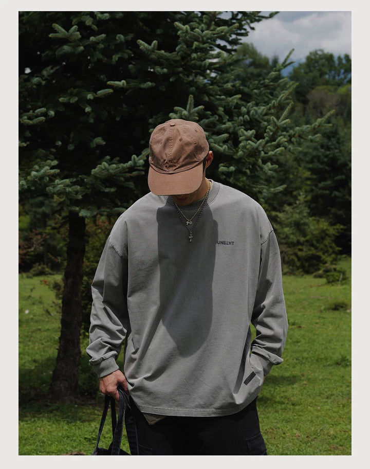 "CLASSIC" WASHED DISTRESSED LS