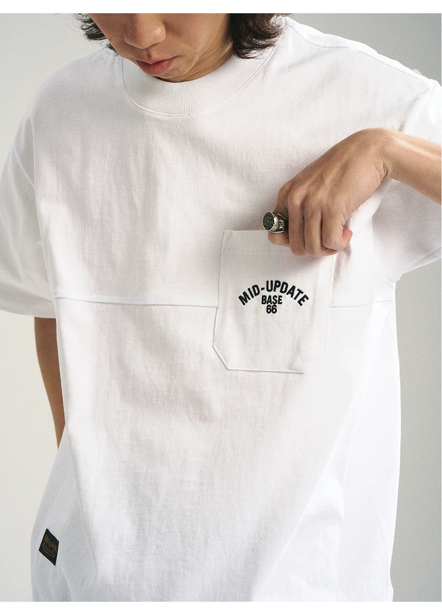 MU538 Clean Panel Pocket Tee