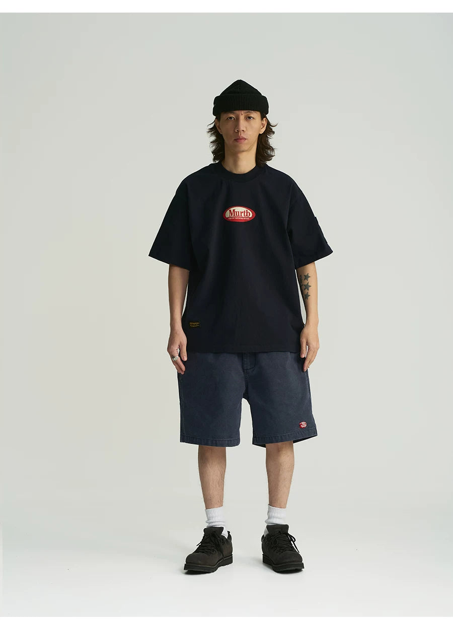 MU536 Minimalist Commuter Contrast Color Tee