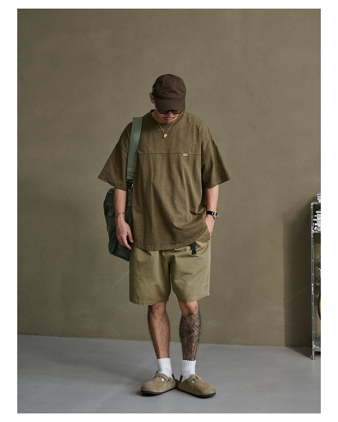 Washed Bamboo Cotton A-Cut Tee